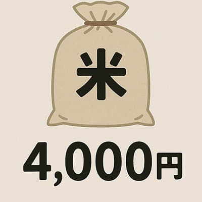 貧民だが米5kgが4000円もするってこれ暮らしていけないぞ
