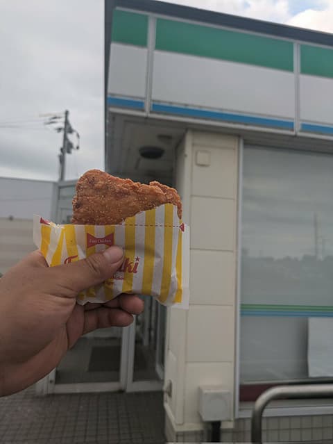 40%増量のファミチキ買った