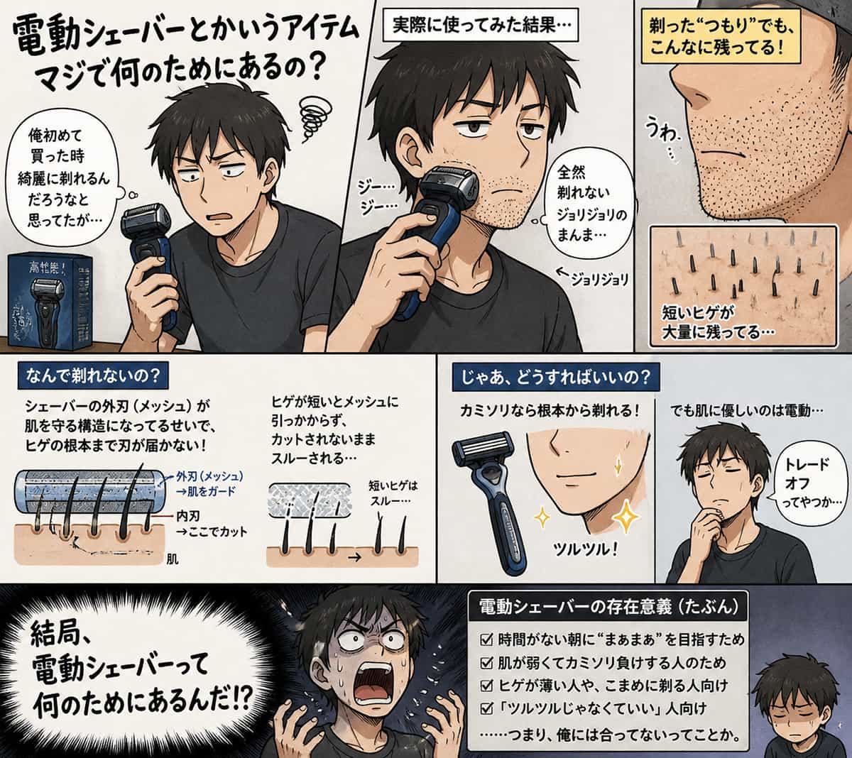 電動シェーバーとかいうアイテム