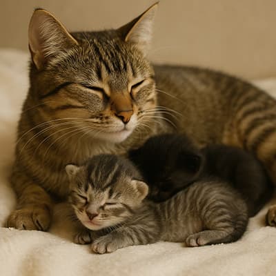 野良猫がうちの車庫で赤ちゃん産んでたんだが触らない方がいい？