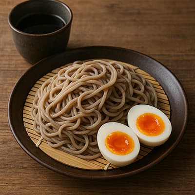 蕎麦とゆで卵で栄養は摂れる