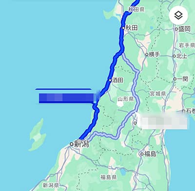 新潟から青森に移動するんだけどどこ寄ってく？