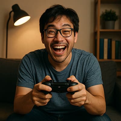 楽しく生きている人に質問がある