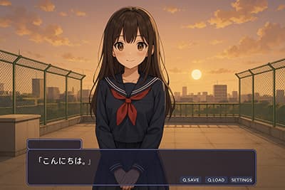 ノベルゲーム作ったからやってみてくれ！