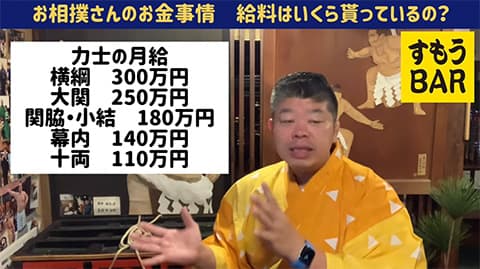 あなたが力士になったとします