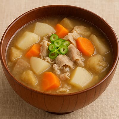 豚汁やるのにこんにゃく買うの忘れた