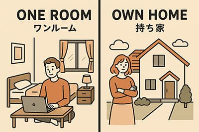 ワンルームと持ち家って大差なくね？