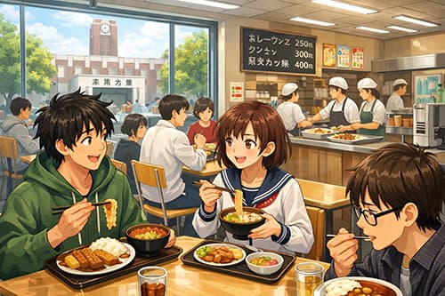 京都大学の学食メニュー