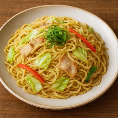 市販のソース焼きそばを塩焼きそばで食いたいんだが