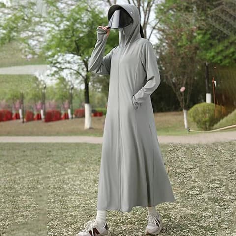 中国で女性に大人気な「日焼け防止服」、かっこよすぎる