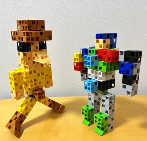5歳児がブロックで作った作品