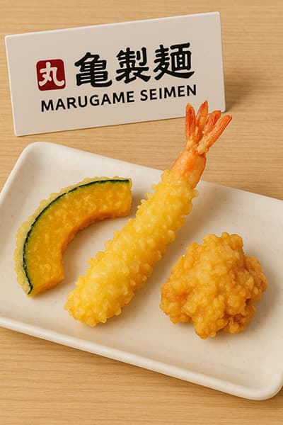 丸亀製麺の天ぷらで打線組んだ