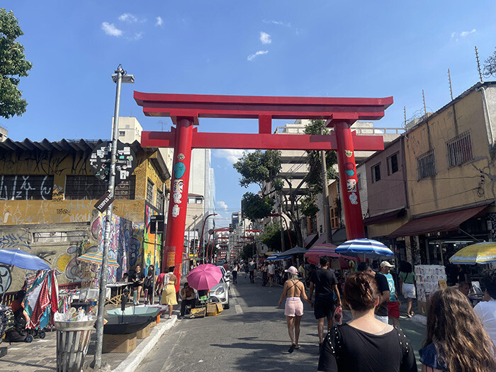 国際色溢れる景観