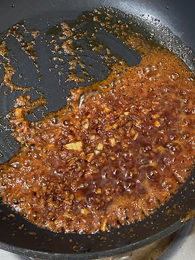 麻婆豆腐を作る