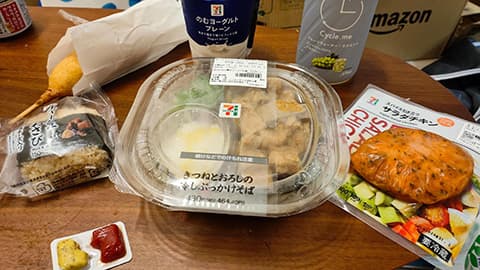 28歳独身の悲しい夕飯