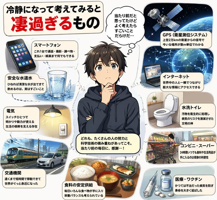 冷静になって考えてみると凄過ぎるもの