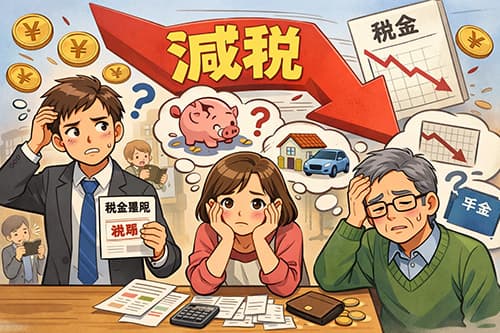 政府「減税さ、0%じゃなくて1%にしない？w」