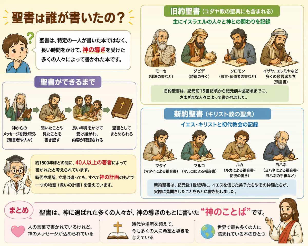 聖書は誰が書いたの？