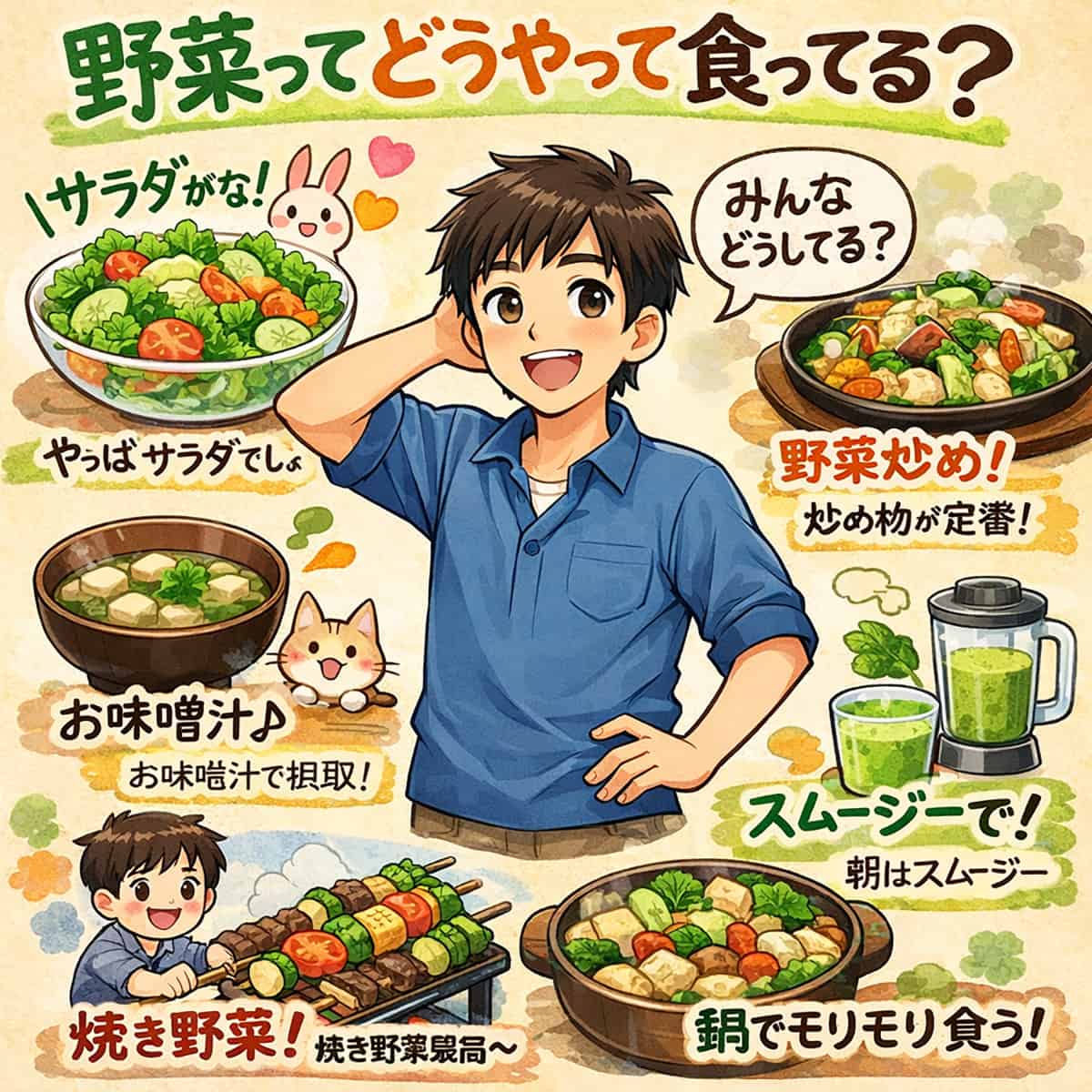 野菜ってどうやって食ってる？