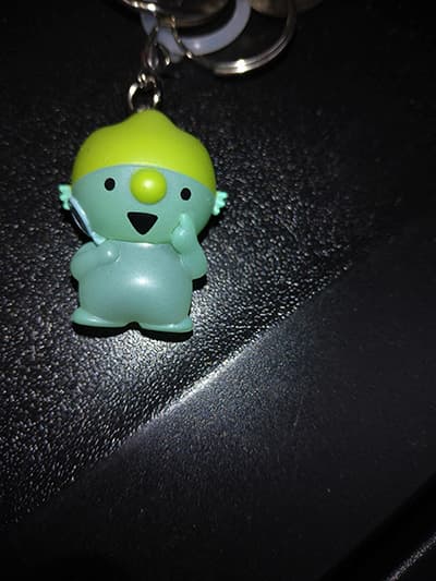 ガチャガチャで取ったキャラクター