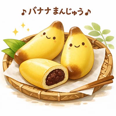 バナナ饅頭が売れなくて困ってる