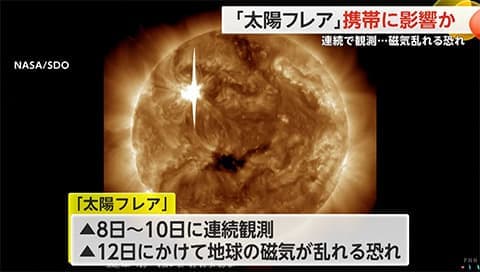 明日史上最大規模の磁気嵐が降ってくるぞ