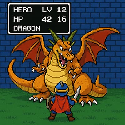 ドラクエ1＆2の1を最初は楽しく遊んでたのに中盤辺りから戦闘バランスの様子がおかしくなる