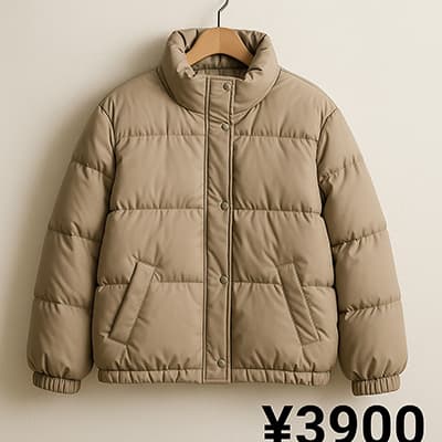 ワークマンで3900円のダウンジャケット買った