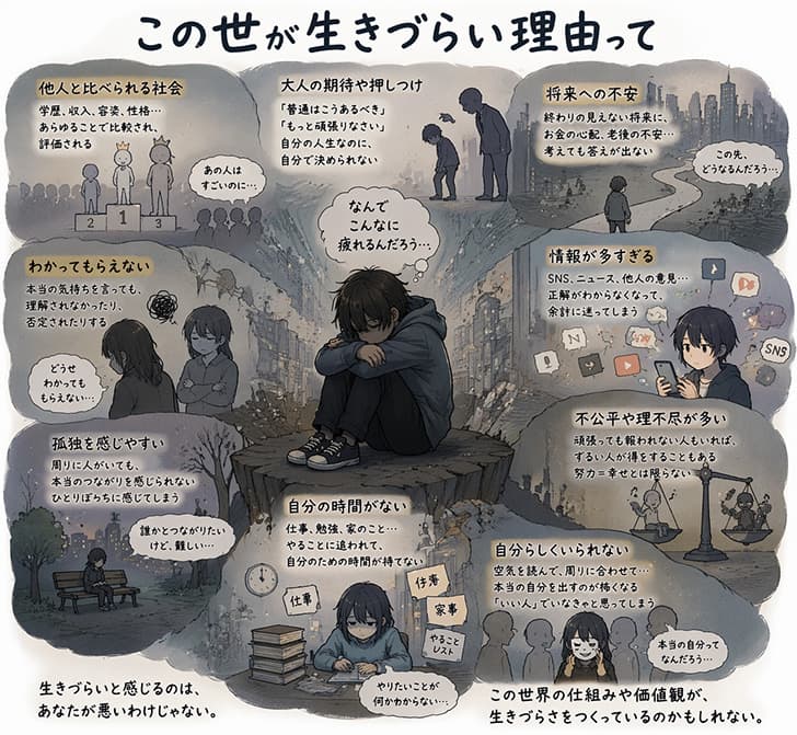 この世が生きづらい理由って