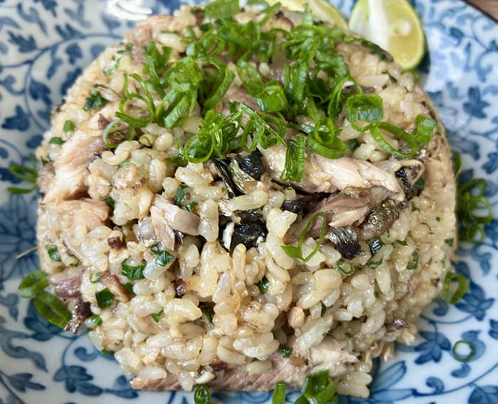 秋刀魚ご飯