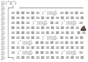 「鮭を川ごと食うやつ」のAA