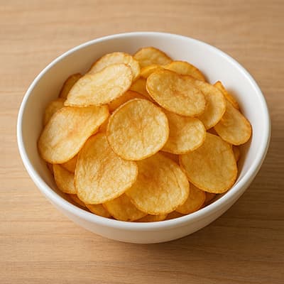 夜食（ポテトチップス）作ったら大成功してワロタ