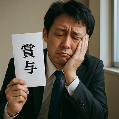 賞与が低すぎて泣いた