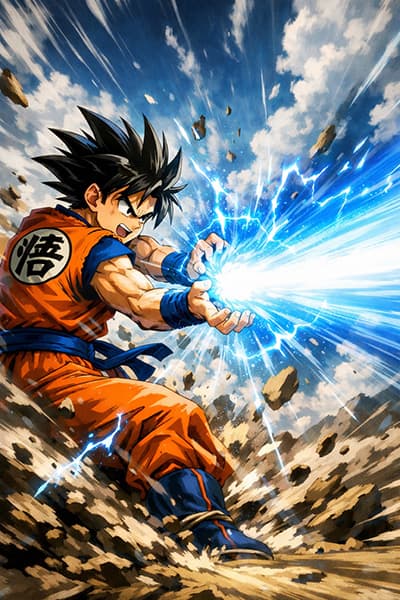 かめはめ波って当たると痛いの？