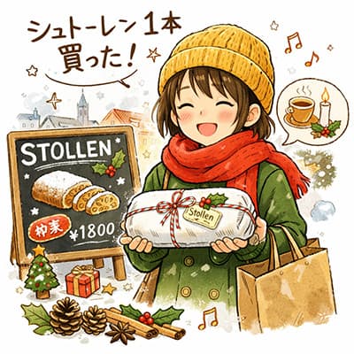 シュトーレン1本買った