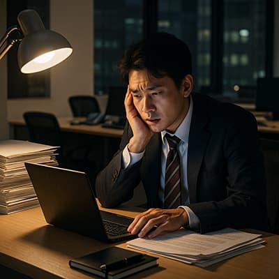 月の残業時間30～40時間だけどこれもう過労死するだろ