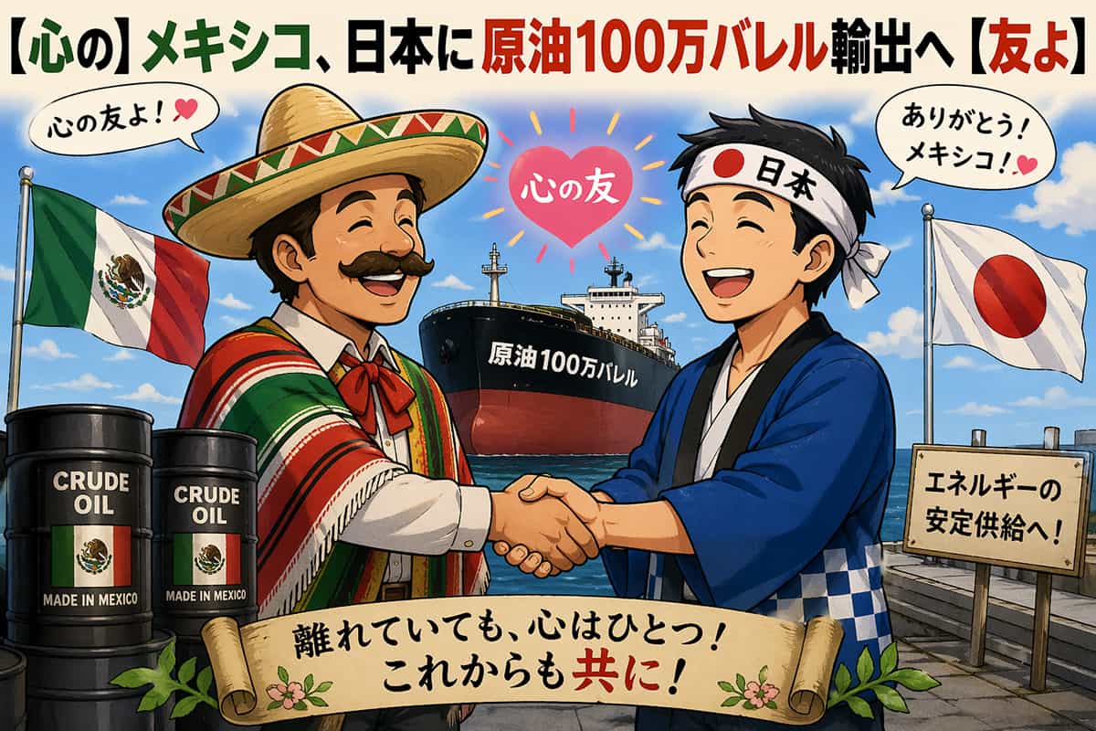 【心の】メキシコ、日本に原油100万バレル輸出へ【友よ】