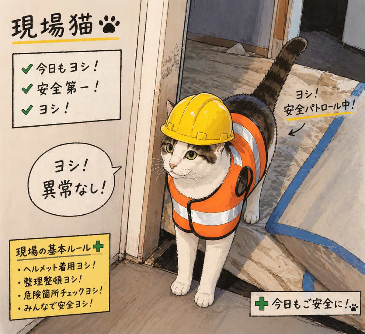 現場猫さん、実在していた