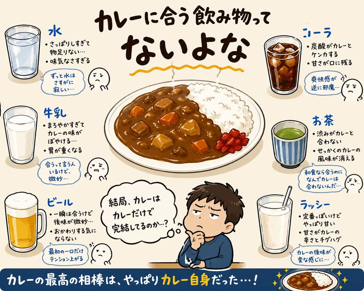カレーに合う飲み物ってないよな