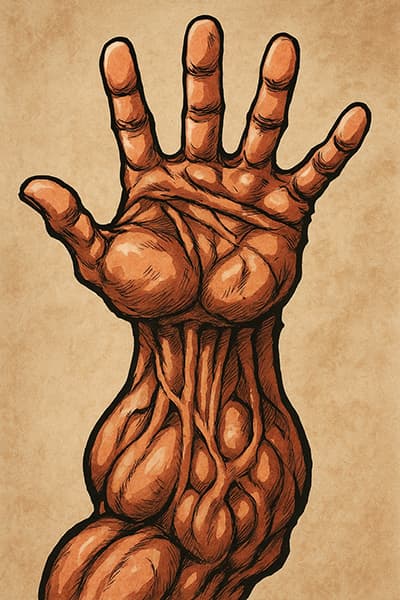 俺の手が刃牙に出てきそうなんだが