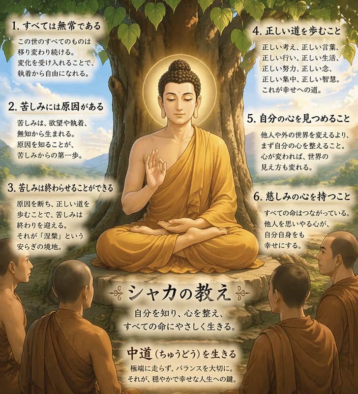 シャカって何を教えたの？