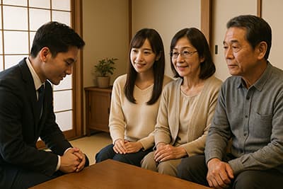 明日、彼女の両親に結婚のご挨拶するからアドバイスとかしてくれ…