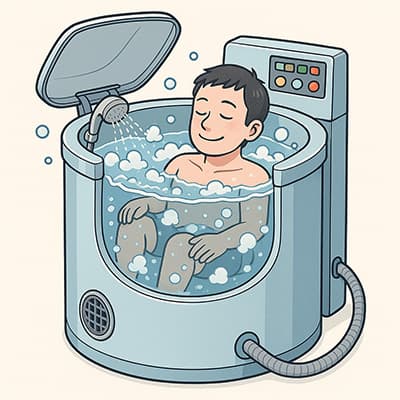 万博で人気「ミライ人間洗濯機」の量産化が決定　すでに6台が契約、ホテルなどで導入へ