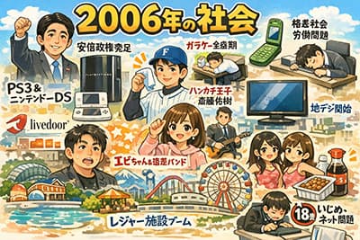 お前ら20年前の2006年何してた？