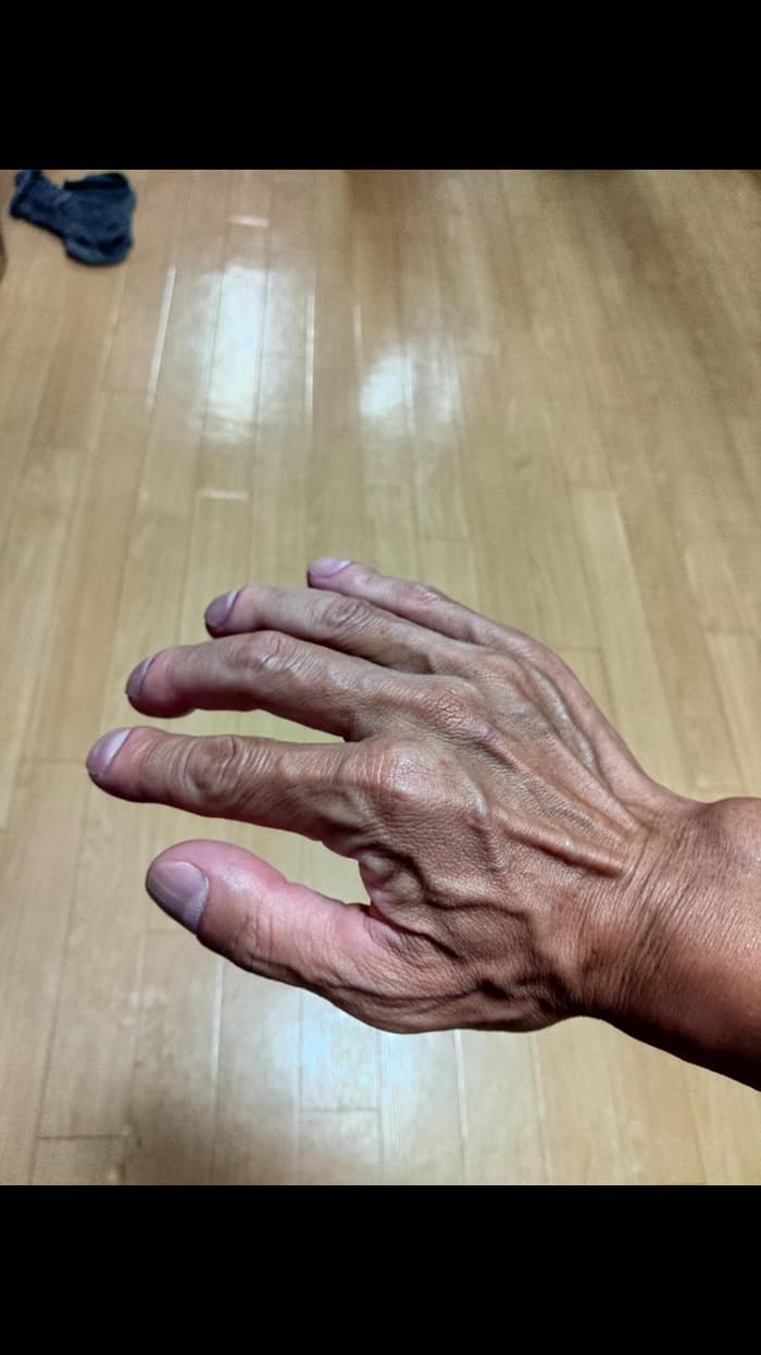 刃牙に出てきそうな手