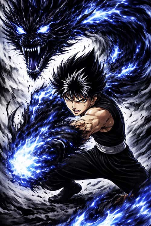 飛影｢邪王炎殺黒龍波は単なる飛び道具じゃない。術師の妖力を爆発的に高めるエサなのよ｣