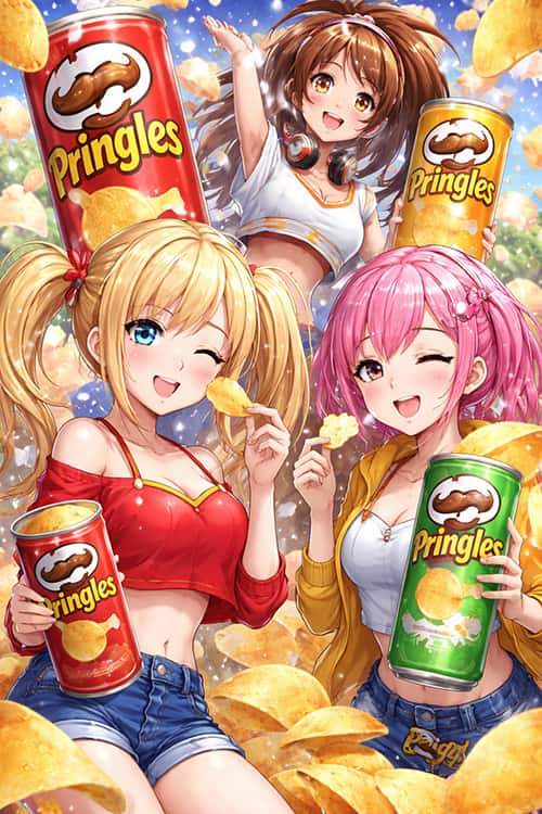 プリングルスのとんでもない食べ方、発見されるｗｗｗ