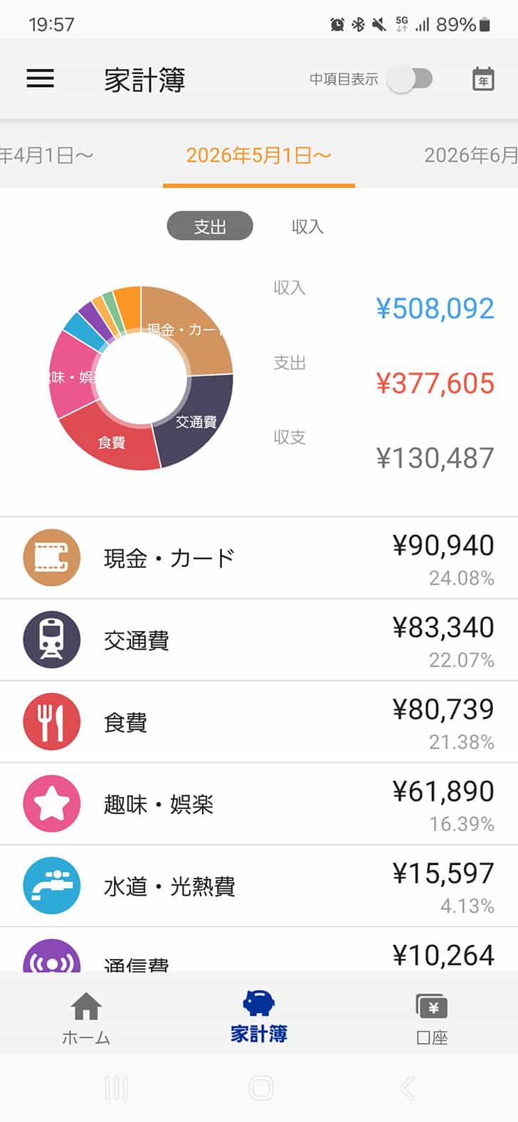 家計簿