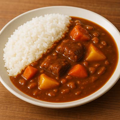 カレーライスは電子レンジで簡単に作れる