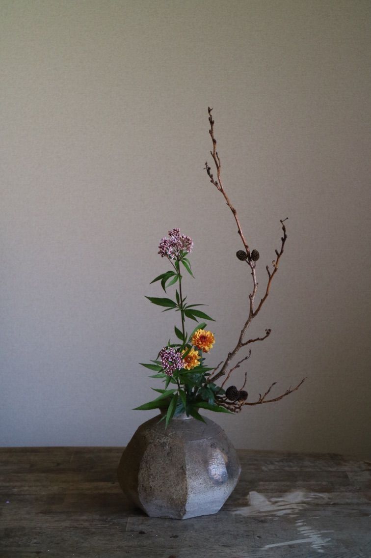 秋の光 冬の風 小原流いけばな教室 花ならいのこと